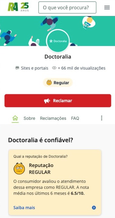 Doctoralia é confiável - 09 de Setemebro de 2025