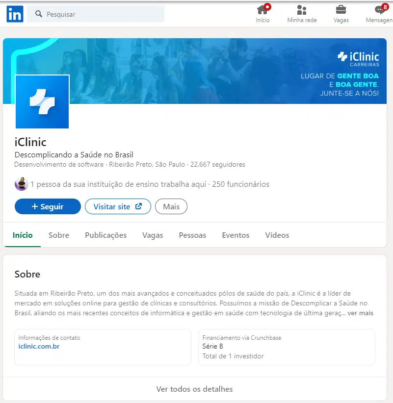 LinkedIn iClinic